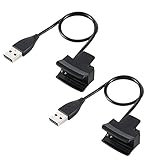 Fitbit Alta Charger, Eityilla 1ft USB Charger Replacement Charging Charger Cable Cord for Fitbit Alta (2-Pack Black)