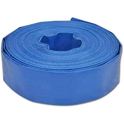 VidaXL 25m Blue Lay Flat Hose for High Pressure Cover