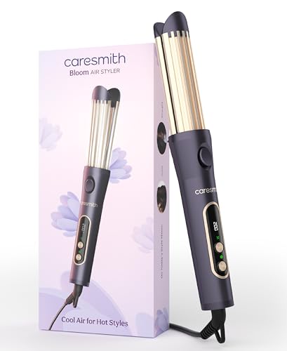 Caresmith Bloom Air Styler | Hair Curler Machine for Women | New Airflow Tech locks in curls for longer | Multi Temperature Setting Curling Iron | Hair straightener and curler for woman
