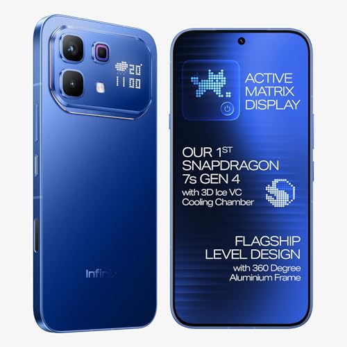Image of Infinix Note 60 Pro (Deep Ocean Blue, 8GB RAM, 128GB Storage) | 50MP Camera | 6.78 inch FHD+ AMOLED Display | Snapdragon 7s Gen 4 | 6500mAh Battery | 5G Smartphone