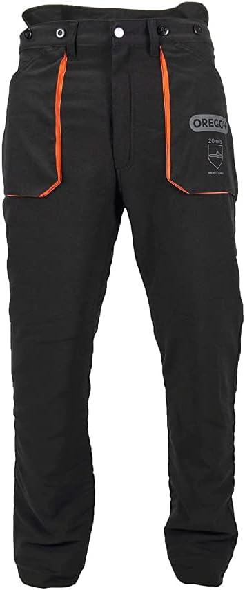 Oregon Yukon Chainsaw Trousers, Type A, Professional Class 1 Chainsaw PPE Clothing, Adjustable with Premium 20m/s EN ISO 11393-2 Cutting Protection for Men & Women