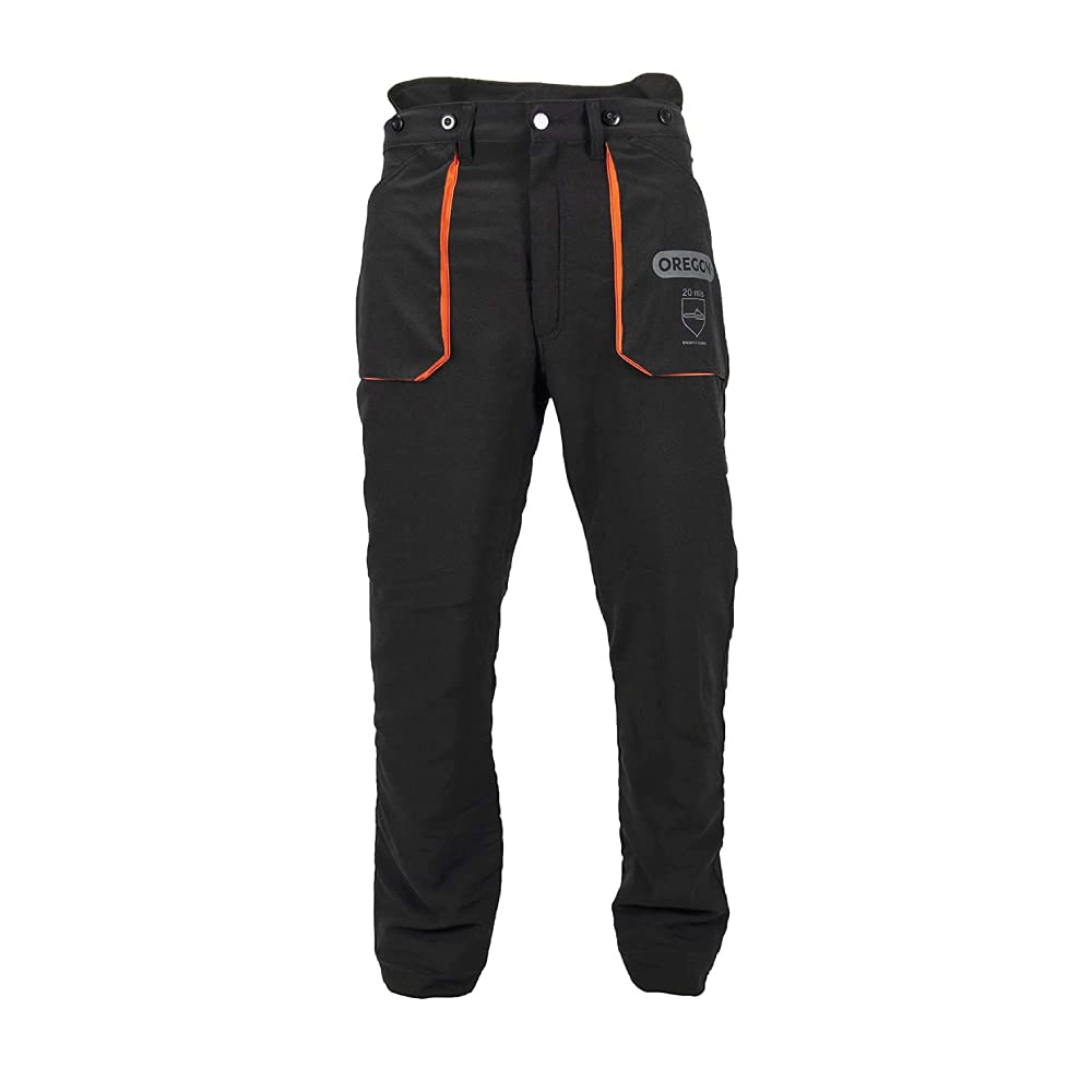 OregonYukon Chainsaw Trousers, Type A, Professional Class 1 Chainsaw PPE Clothing, Adjustable with Premium 20m/s EN ISO 11393-2 Cutting Protection for Men & Women