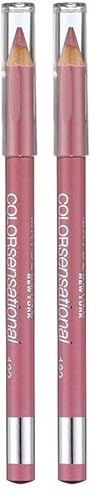 Maybelline Color Sensational Lipliner Nr. 630 Velvet Beige, Lippenkonturenstift, für eine makellose Lippenkontur, verhindert ein Verlaufen der Lippenfarbe, 2 g (Packung mit 2)
