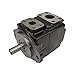 Bomba de agua de diafragma autocebante T6 Type Industrial Hydraulic Pump T6C Vane Pumps Keyed Shaft Outlet and Inlet Position is 01 (Color : T6C0101R01B1)