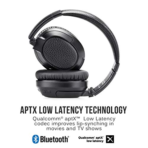 Image of MEE audio Matrix Cinema Bluetooth Wireless Over-Ear High Resolution Stereo Headphones with aptX Low Latency for Improved Lip Sync & CinemaEAR Audio Enhancement for Clearer Sound in Movies and TV Shows