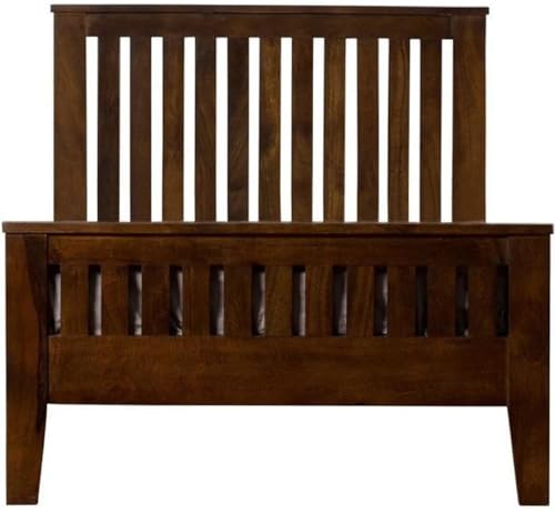 Image of Sheesham Wood Singl Size Bed Without Storage|Bed|Single Bed |Singl Bed Solid Wood Single Bed (Finish Color - Brown, Delivery Condition - DIY(Do-It-Yourself))