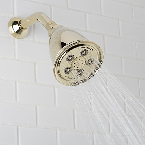 Speakman, Polished Brass S-2005-Hb-Pb Hotel Anystream High Pressure 2.5 Gpm Adjustable Shower Head #TOP2