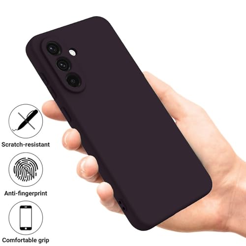 Image of FIRST MART Matte Silicone Back Cover for Samsung Galaxy S26 - Pruple