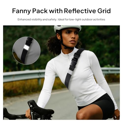 TOPEAST Waist Pack Large Capacity Fanny Pack with Hidden Water Bottle Pocket, Water Resistant Crossbody Sling Bag for Men Women, Adjustable Belt Bag for Hiking Running Travel Cycling - image 7