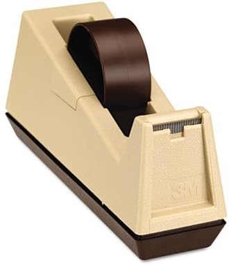 Weighted Dispenser That Delivers a Variety of Materials. - 3M/Commercial Tape DIV. * Heavy-Duty Weighted Desktop Tape Dispenser, 3" Core, Plastic, Put