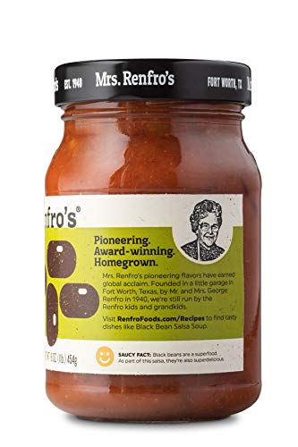 Mrs. Renfro’s Black Bean Salsa – Gluten Free (16-oz. jars, 4-pack)