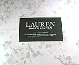 Lauren 4 Piece King Size Small Floral Print Sheet Set Gray and White 100% Cotton 300 Thread Count