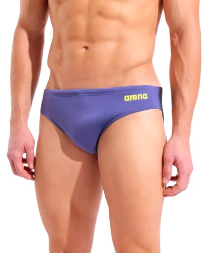 Image of Arena Men's Team Solid Swim Brief MaxLife Athletic Swimwear Professional Swimsuit Bathing Suit