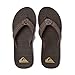 Quiksilver mens Carver Suede 3 Point Flip Flop Athletic Sandal, Demitasse Solid, 11 US