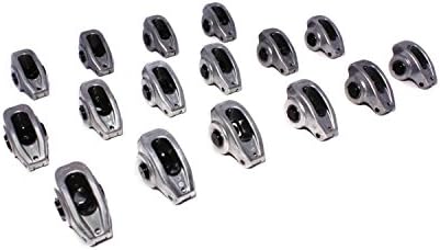 COMP Cams 17002-16 High Energy Aluminum 1.6 Ratio Roller Rocker Set for SBC 265-400 w/ 3/8" Stud