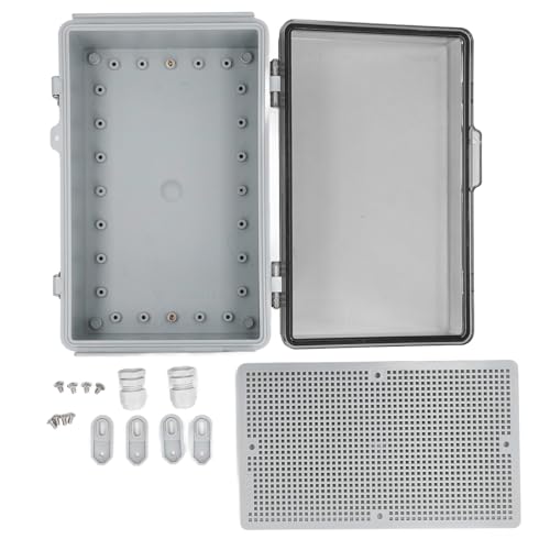 petjoyful �h���d�C�W�����N�V�����{�b�N�X 175x275x110mm IP67 ABS �v���X�`�b�N�d�C�v���W�F�N�g�G���N���[�W�����t���v���[�g�t��