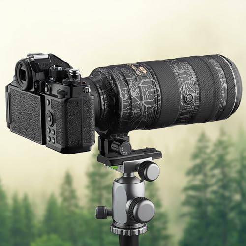 Haoge LF-N72 Pie de Anillo de Montura de Trípode Reemplazo para Lente Nikon AF-S Nikkor 70-200mm f2.8G ED VR I II, 70-200mm f2.8E FL ED VR y 500mm f5.6E PF ED VR con Placa de Liberación Rápida Arca Integrada miniatura 5