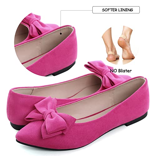 Image of Dear Time Women's Ballet Flats Dress Ballet Shoes Slip on for Office Work Comfortable Shoes