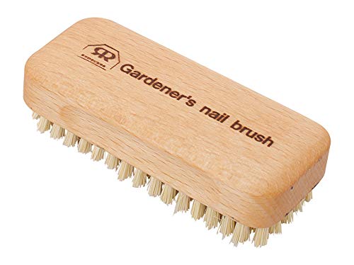 Redecker Tampico Fiber Gardener's Nail Brush With Oiled Beechwood Handle, 4-1/4-Inches #TOP13