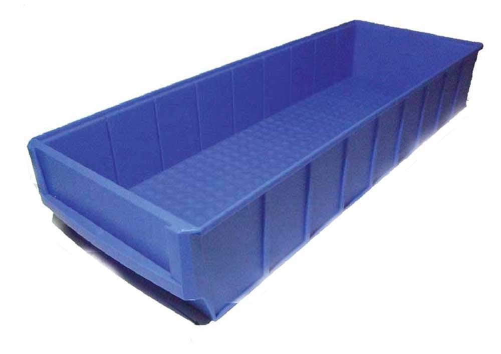 Industrieboxen 500x183x81mm blau Stapelboxen Lagerbehälter Kunststoffkisten 32 Stück