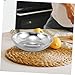 LABRIMP 2pcs Stainless Steel Weighing Pan for Mechanical Dial Scale Easy to Clean Weighing Dish and Versatile Scale Plate for Kitchen and Industrial Use