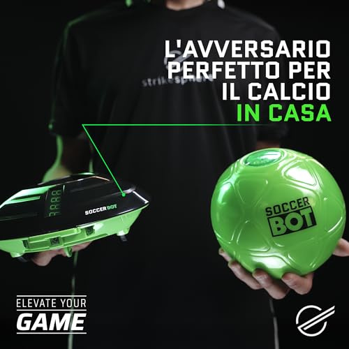 Smart Ball - Soccerbot, Entrenador Personal de Fútbol Indoor, Bot con Sensores para Seguir al Balón, Maniobrando para Probar tus Habilidades, Pantalla LCD para la Puntuación, Famosa (MR100000) - imagen 2