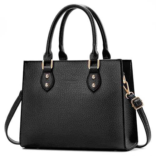 Bolso de asa superior para mujer con correa desmontable miniatura 1