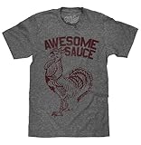 Tee Luv Sriracha Awesome Sauce T-Shirt - Sriracha Rooster Shirt (Large)