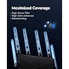 Cudy Tri-Band WiFi 7 BE11000 Router, 6-Stream 10 Gbps, 4 2.5G Ports, Up to 11000Mbps, VPN Server and Client, Cudy APP and Mesh, 6 High-gain Antennas, WR11000