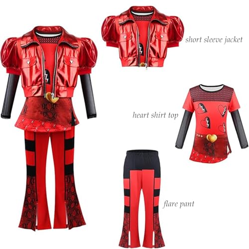Disfraz D.O.T Girls Rise Rojo 3-14 años miniatura 3