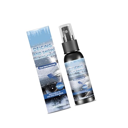 ENFONG 30ml Automotive Windshield Deicer Sprays Melt Car Windshield Remover for Cars Trucks & Motorcycles