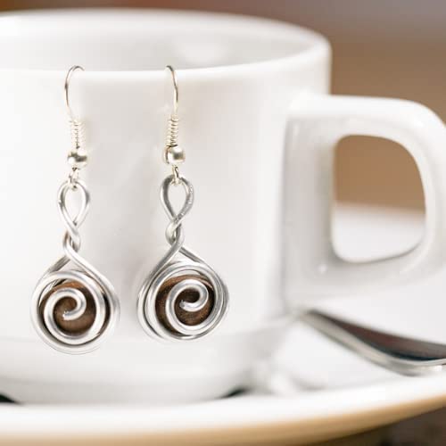 Handmade Coffee Earrings with Real Coffee Beans | Made With Love by Mothers & Women Artisans