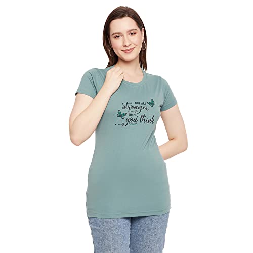 Image of Orewa Women by OKANE Women's Short Sleeve Printed Regular Fit T-Shirt