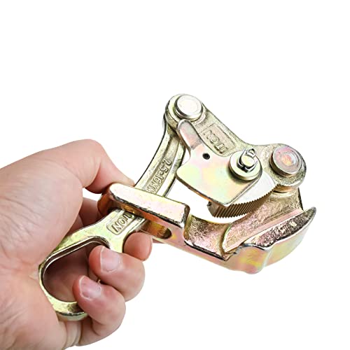 1T Cable Grip Wire Grip, Steel Cable Puller Tool Cable Grip Gripper Pulling 2204 Lbs For Wire Rope #TOP2