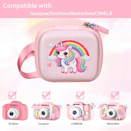 Funda infantil para cámara diseño unicornio rosa miniatura 2