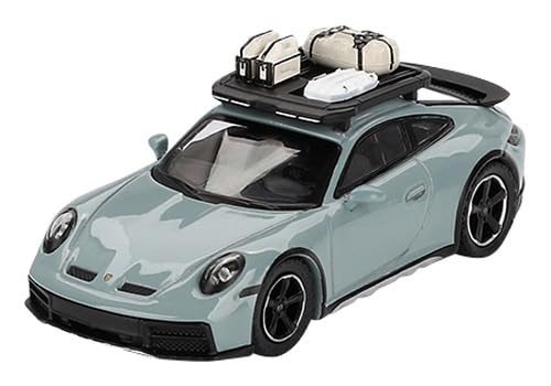 Amazon | MINI GT 1/64 ポルシェ 911 ダカール シェードグリーン  