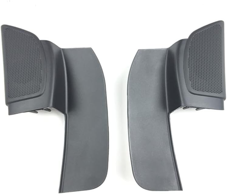 1 Pair Car Front Left and Right Door Tweeters Triangle Speakers Cover Panel Trim Frame Mount for Ford Focus 2012 13 14 15 16 17 18