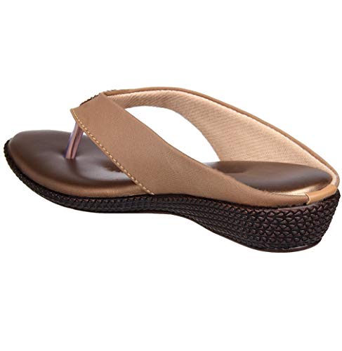 Image of XE Looks Synthetic Leather Comfortable Flats for Women (Black /Beige /Brown /Cherry)
