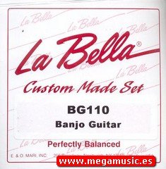 CUERDAS BANJO – La Bella (BG/110) (Juego Completo 6 Cuerdas) 010/012/021W/030W/041W/051W - Les Beatles, Paul McCartney, John Lennon, RIngo Starr, George Harrison CUERDAS BANJO - La Bella (BG/110) (Juego Completo 6 Cuerdas) 010/012/021W/030W/041W/051W