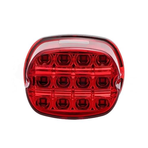 Lámpara señal freno flash trasero para Sportster XL1200 con parpadeo de advertencia integrado