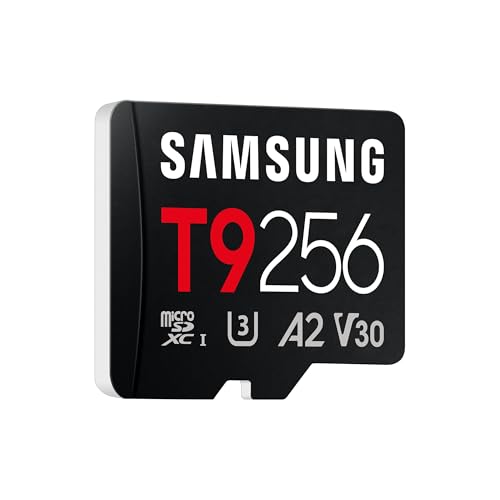 Image of Samsung microSDXC T9 256GB, Transfer Speeds Up to 200MB /s | microSD made for Avid Gamers & Professional Creators (MB-MH256T /AM)