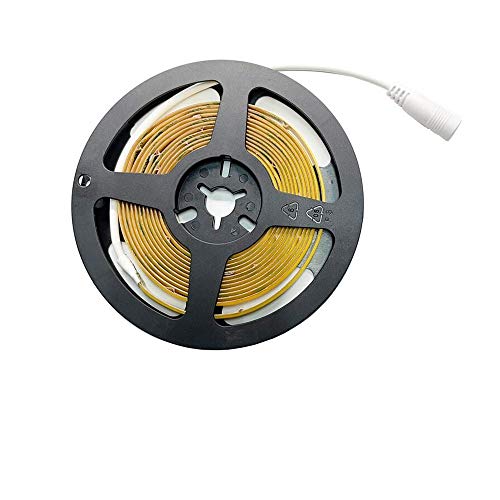 Tira LED de 2 m COB 3000K blanco cálido DC12V miniatura 4