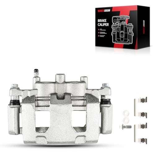 Image of Torchbeam Front Brake Caliper Right for Chevrolet Impala 2006-2013, Buick Lucerne 2006-2011, Chevrolet Impala Limited 2014-2016, Chevrolet Monte Carlo, Front Right Caliper with Bracket 18B4989