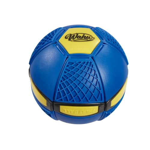 Wahu - PHLAT BALL Junior - Blau - Mini Faltbare Wurfscheibe - Outdoor-Spiele für Kinder ab 5 Jahren - Innovative Ball 10,2cm, Frisbee 15,2cm - Outdoor-Spiele für 2+ Spieler - Mini-Reiseversion