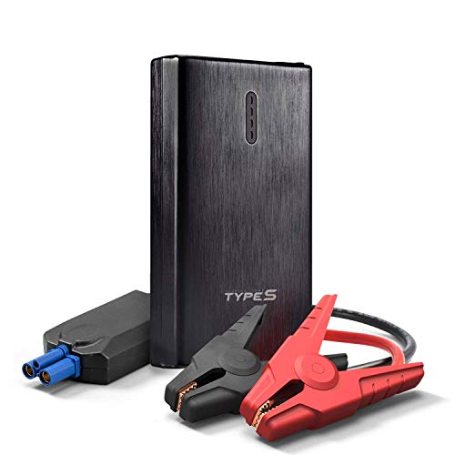 TYPE S 8000mAh Car Jump Start and Portable Power Bank - Black