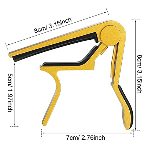 FEIFCWE 8 Pièces Guitare Capo Guitare Accessoires Capo Metal Guitare Universelle Guitare Électrique Capo for Instrument… - Les Beatles, Paul McCartney, John Lennon, RIngo Starr, George Harrison FEIFCWE 8 Pièces Guitare Capo Guitare Accessoires Capo Metal Guitare Universelle Guitare Électrique Capo for Instrument… – Image 3