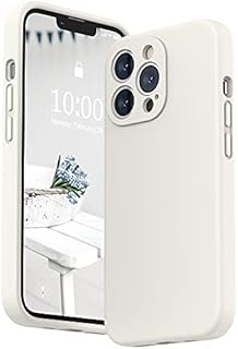 SURPHY Silikonowe Etui do iPhone 13 Pro z Ochraniacz Ekran, Case Pokrowiec do iPhone 13 Pro z Ochraniacz Aparatu, etui na telefon iPhone 13 Pro 6.1 Cala 2021, Liliowy fiolet