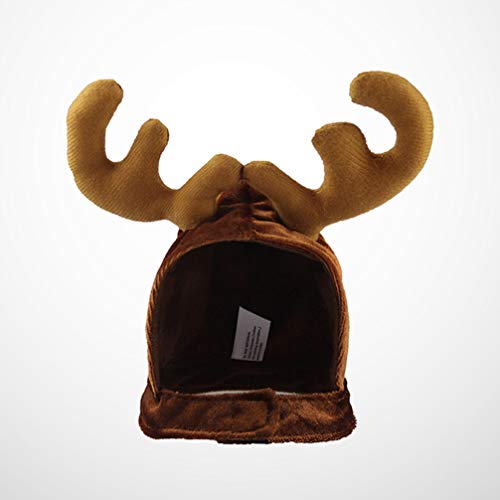 Gorro navideño para mascotas con cuernos Amosfun miniatura 6