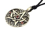 Der Wicca- Anhänger ist aus feinem Zinn , ist nickelfrei und misst ungefähr 2,5 cm im Durchmesser.