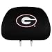 Team ProMark NCAA Georgia Bulldogs Head Rest Covers, 2-Pack